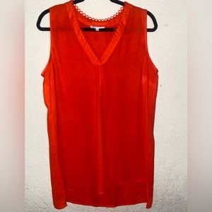 Dr2 Xs Popover Top V Neck Sleeveless Loop